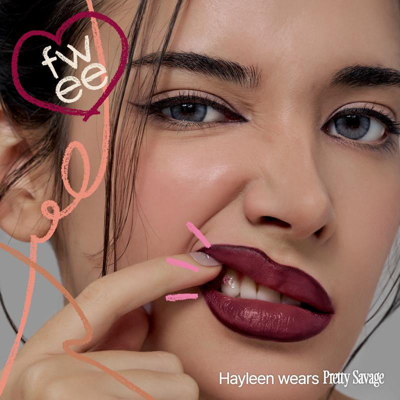 [Tiktok Shop Exclusive] Fwee Easy Lazy Lip Combo | LONG-LASTING DUAL COLORING STICK LIP + LINER & 3D Voluming Gloss | Transproof Lip Combo |