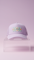 Lilac Mist mesh trucker hat