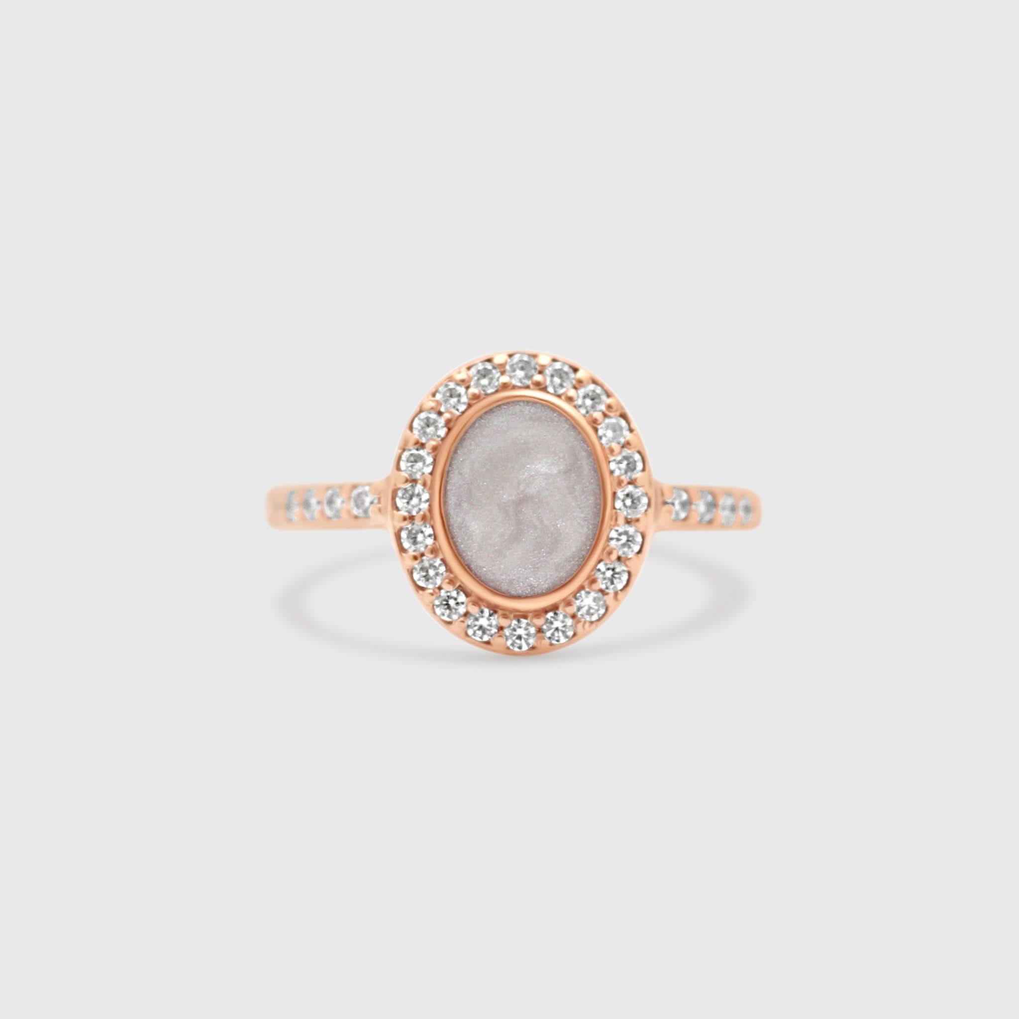 Oval Gemstone Ring