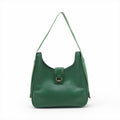 Hermès Courchevel Tsako Green One Handle Shoulder Bag #3753